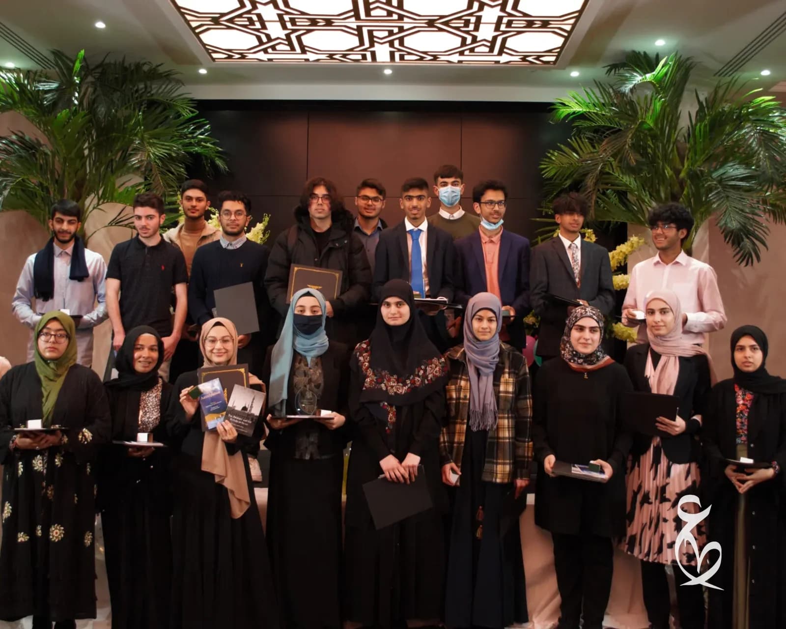 ATA students networking at a community event